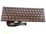 Tastatura Laptop, Asus, ZenBook 3 UX390UAK, iluminata, us, fara rama