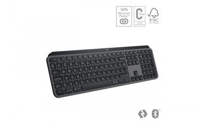 Tastatura Logitech MX Keys S, Iluminare, 2.4GHz&amp;amp;Bluetooth, USB-C, US INTL foto