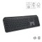 Tastatura Logitech MX Keys S, Iluminare, 2.4GHz&amp;Bluetooth, USB-C, US INTL