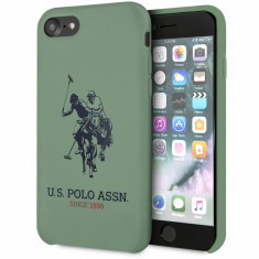 Husa TPU U.S. Polo Big Horse pentru Apple iPhone 8 / Apple iPhone SE (2020), Verde USHCI8SLHRGN
