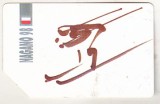 bnk card Cartele telefonice - Polonia - sport - JO de iarna Nagano 1998