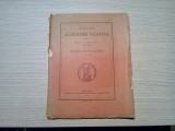 ANALELE ACADEMIEI ROMANE Memoriile Sectiunii istorice - Cartea Romaneasca, 1922, Alta editura