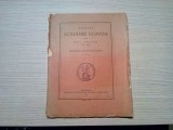 ANALELE ACADEMIEI ROMANE*Memoriile Sectiunii istorice - Cartea Romaneasca, 1922, Alta editura