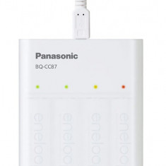 Eneloop Incarcator USB & boster include acumulatori 4x AA(R6) 1900mAh Panasonic K-KJ87MCC40USB