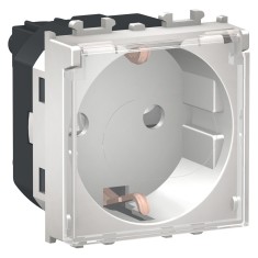 Priza schuko cu capac protectie copii Schneider Easy Styl argintiu LMR5310004 foto