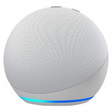 Boxa portabila inteligenta Amazon Echo Dot 4, Control Voce Alexa, Wi-Fi, Bluetooth, Alb