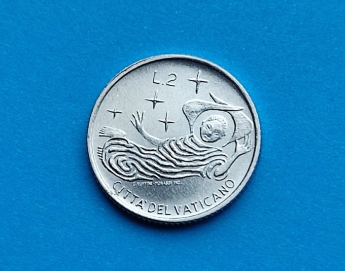 2 Lire 1969 Vatican-UNC-RAR