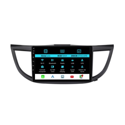 Navigatie Dedicata Honda CR-V (2012 - 2016), 10Inch, 8Gb Ram, 256Gb Stocare, Carplay foto