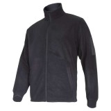 Jacheta Polar Cu Buzunar Aditional / Negru - 2xl