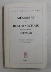 MEMOIRES DE BEAUMARCHAIS DANS L &amp;#039;AFFAIRE GOEZMAN , introduction et chronologie par VALENTIN LIPATTI , 1974 foto