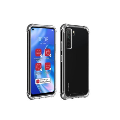 Husa compatibila Huawei P40 lite 5G - silicon TPU, colturi AntiDrop, Transparenta foto