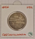 Czechoslovakia, Cehoslovacia, 50 Korun Coroane,1991, KM#156,argint,comemorativa, Europa