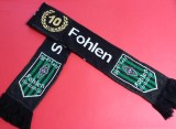 Fular fotbal - Borussia M&ouml;nchengladbach - Aniversare 10 ani Fan Club &quot;Spessart Fohlen&quot;
