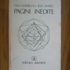 a2d PAGINI INEDITE DAN BARBILIAN--ION BARBU