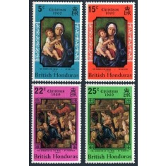 British Honduras 1969 - Crăciun, serie neuzata