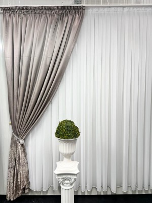Draperie Osaka, grej foto