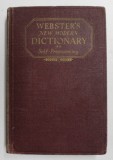 WEBSTER &#039;S NEW MODERN DICTIONARY - SELF PRONOUNCING by NOAH WEBSTER , 1938