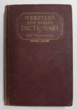 WEBSTER &#039;S NEW MODERN DICTIONARY - SELF PRONOUNCING by NOAH WEBSTER , 1938