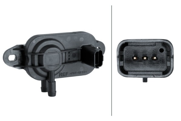 HELLA 6PP 009 409-571 Senzor, presiune gaze evacuare
