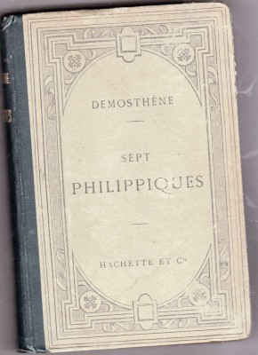 bnk ant Demostene - Demosthene - Sept Philippiques - in greaca foto