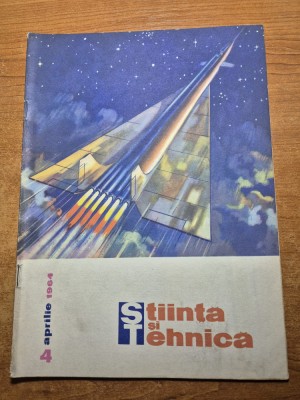 stiinta si tehnica aprilie 1964-art. henri coanda,amenajari interioare, foto