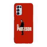 Husa compatibila cu Oppo A54 5G model El professor Casa del papel, Silicon, TPU, Viceversa, Transparent, Carcasa