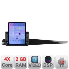 Navigatie Renault Laguna 3 ecran tip TESLA 9.7" cu Android Radio Bluetooth Internet GPS WIFI 2+32 DSP Quad Core CarStore Technology