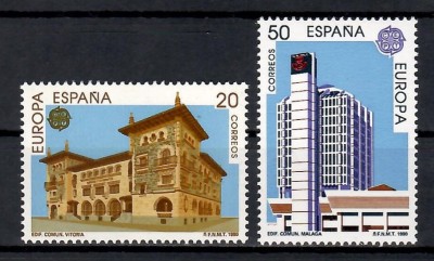 Spania 1990 - EUROPA - Oficii Poștale, MNH foto