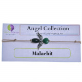 Bratara therapy angel collection malachit natural 6-8mm, Stonemania Bijou