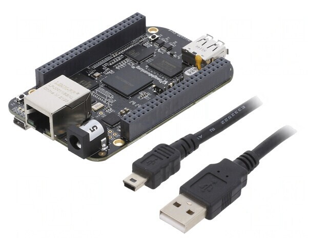 BeagleBoard Black Rev C 5VDC Cortex A8 1GHz Monoplacă