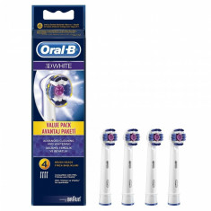 Set rezerve periuta electrica Oral B EB18 3D White, 4 bucati, 3 ani+ foto