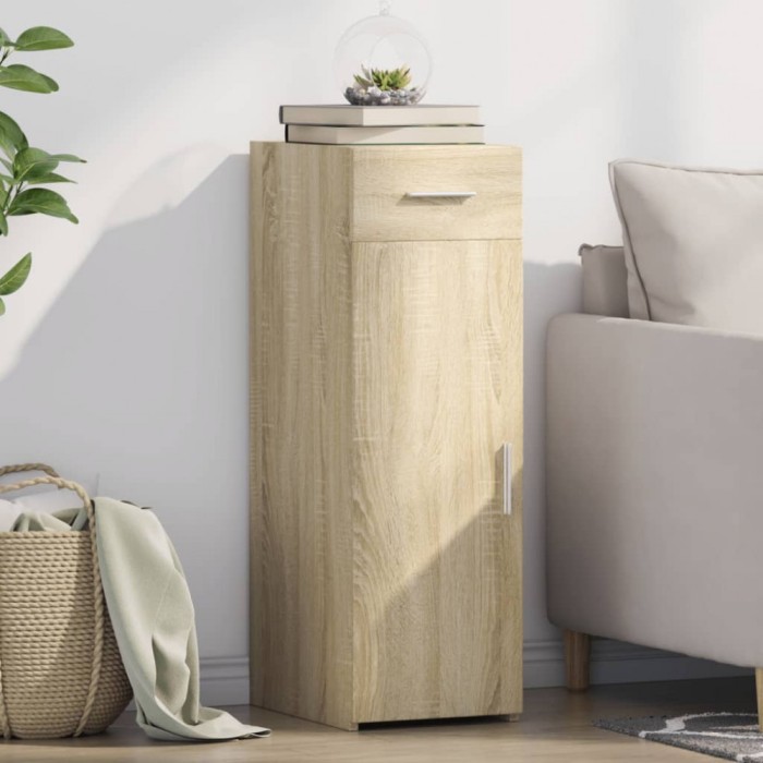 Gossi dulap, stejar sonoma, 30x42,5x93 cm, lemn prelucrat