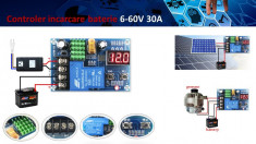 Controler incarcare baterie panou solar fotovoltaic 6 - 60 VDC foto