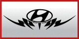 Sticker capota sau luneta - HYUNDAI, 4World