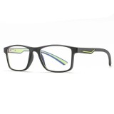 Ochelari lumina albastra cu protectie calculator Techsuit, negru verde, F2388