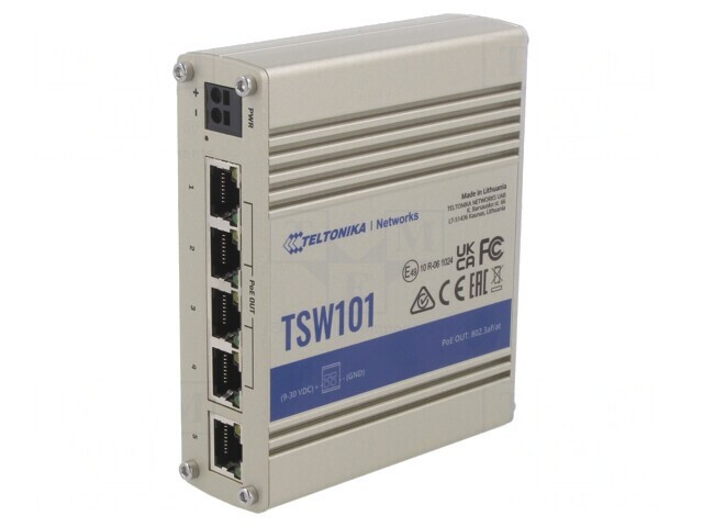Switch PoE Ethernet 5 Porturi 9-30VDC