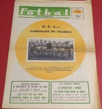 Revista FOTBAL - nr. 132 (05.12.1968) Radiografia etapei div. A; Analize; UTA ARAD-Campioana de Toamna - varianta II