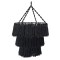 Abajur din Macrame - Negru