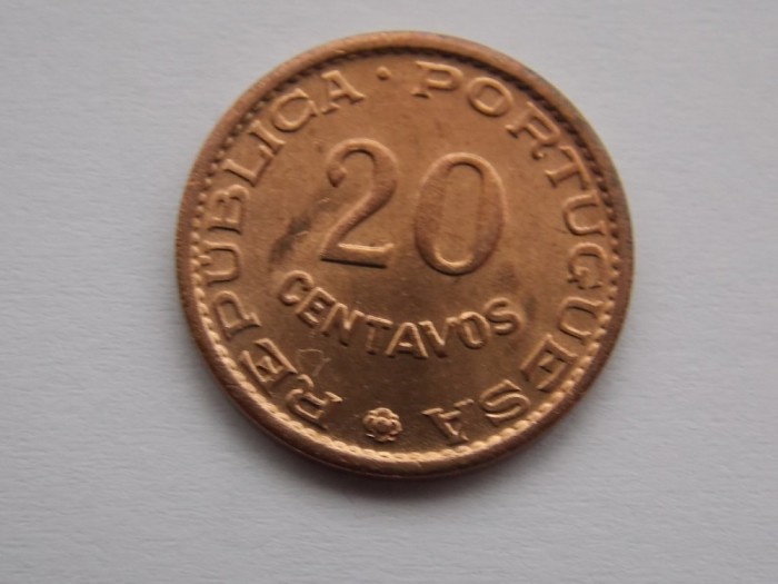 20 CENTAVOS 1961 MOZAMBIC