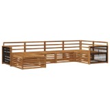 vidaXL Set de canapele de exterior 6 pcs natural 3383562