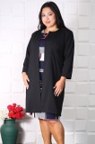 Cumpara ieftin Cardigan elegant negru - 52Marimea, Yves