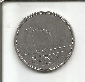 No(3) moneda- UNGARIA- 10 FORINT 1994 foto