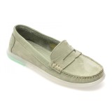 Mocasini GRYXX verzi, 7016, din nabuc
