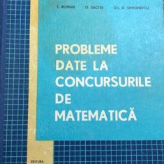 Probleme date la concursurile de matematica