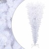 VidaXL Brad de Crăciun artificial inversat, cu suport, alb, 150 cm
