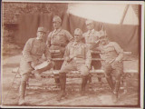 HST P166 Poza grup 5 ofițeri austro-ungari Primul Război Mondial