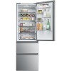 Combina frigorifica Haier HTW5618DNMG, 360 l, Clasa D, No Frost, Afisaj Electronic, Iluminare LED, H 185 cm Argintiu