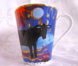 CANA PORTELAN GOEBEL DESIGN ROSINA WACHTMEISTER DECOR ZODIA TAUR 10 CM