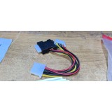 Adaptor Sursa PC Molex, Sata Tata - 2 Molex #A8453