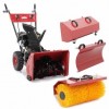 Freza zapada multifunctionala GeoTech H200, latime lucru 66 cm, 6.5 CP, cu perie si cos colectare, 7 viteze